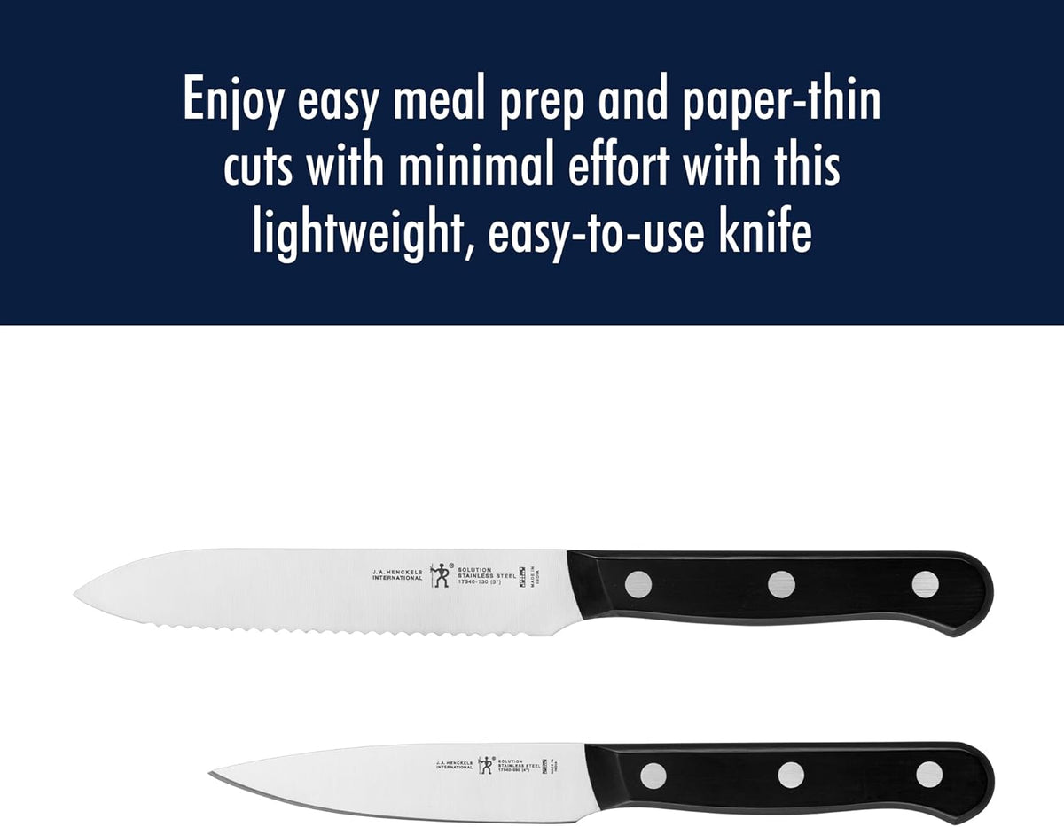 Solution Razor-Sharp 2-Piece Utility Knife Set, German Engineered Knife Informed by over 100 Years of Mastery