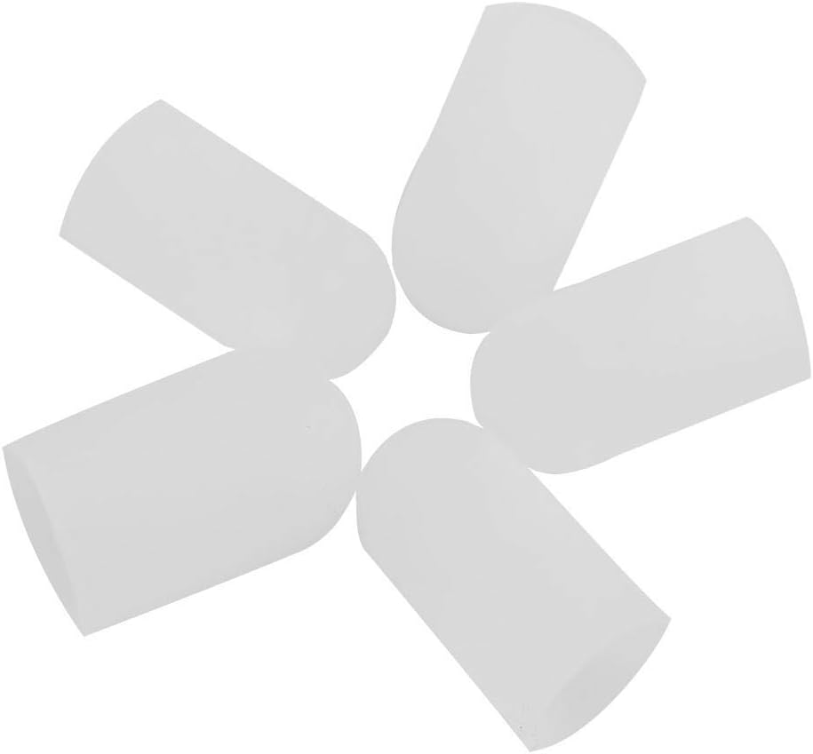 5pcs Silicone Finger Protector Thumbs Cover Fingertip Gloves for Heat Cooking Baking Barbecue B