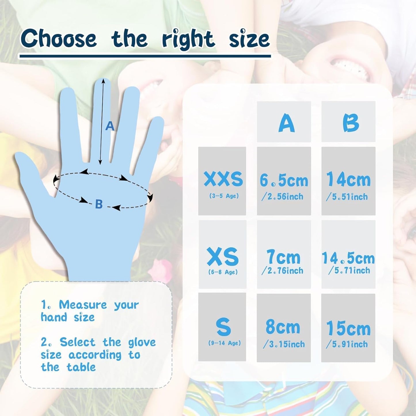2 Pairs MINI-KIDDO ANSI A6 Cut Resistant Gloves for Kids MN1917, Kids Fishing Gloves, Cutting Glove for Gardening, Whittling, Wood Carving, and DIY (XS, 6–8 Years)