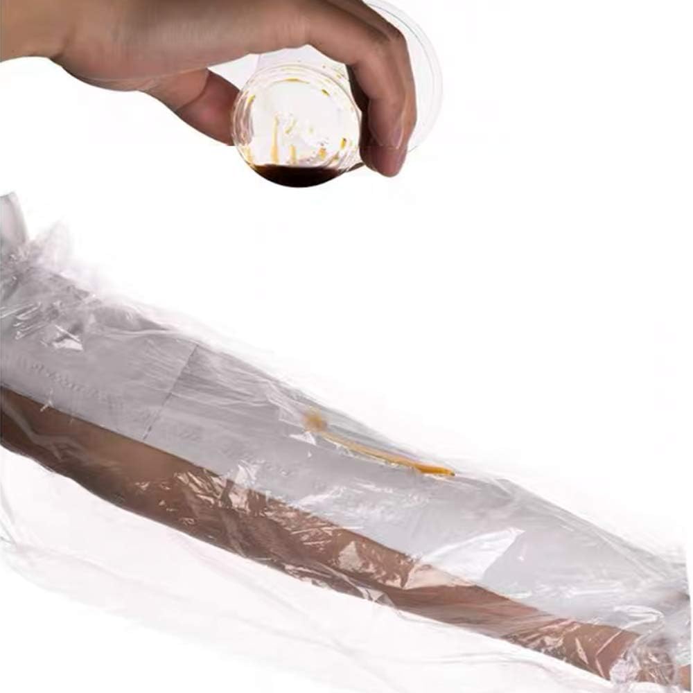Disposable Arm Sleeves Covers, 100pcs Waterproof PE Oversleeves Covers