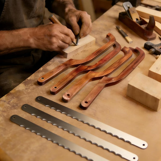 Bread Knife Replacement Blade, Bread Bow Knife Blades Refill, Bow Bread Knife Slicer Blades Only-2Pieces come with Blade Guard