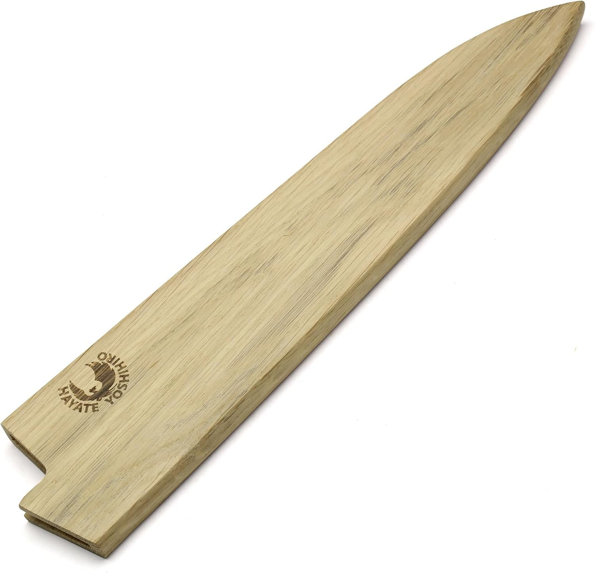Yoshihiro Magnetic Oak Wood Saya Cover Blade Protector for Gyuto Knife 8.25 IN (210mm)