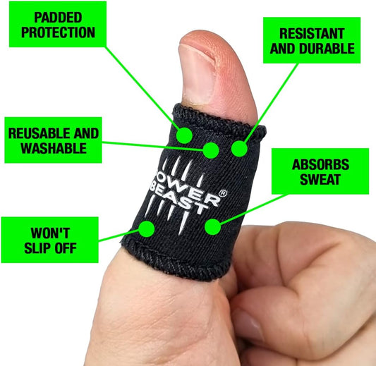 Thumb and Finger Sleeves Protector, Thumb Covers, for Golf, Prevent Calluses, Blisters, and Tears, Nubs for Protect Fingers for Golf | Pair + Bag.