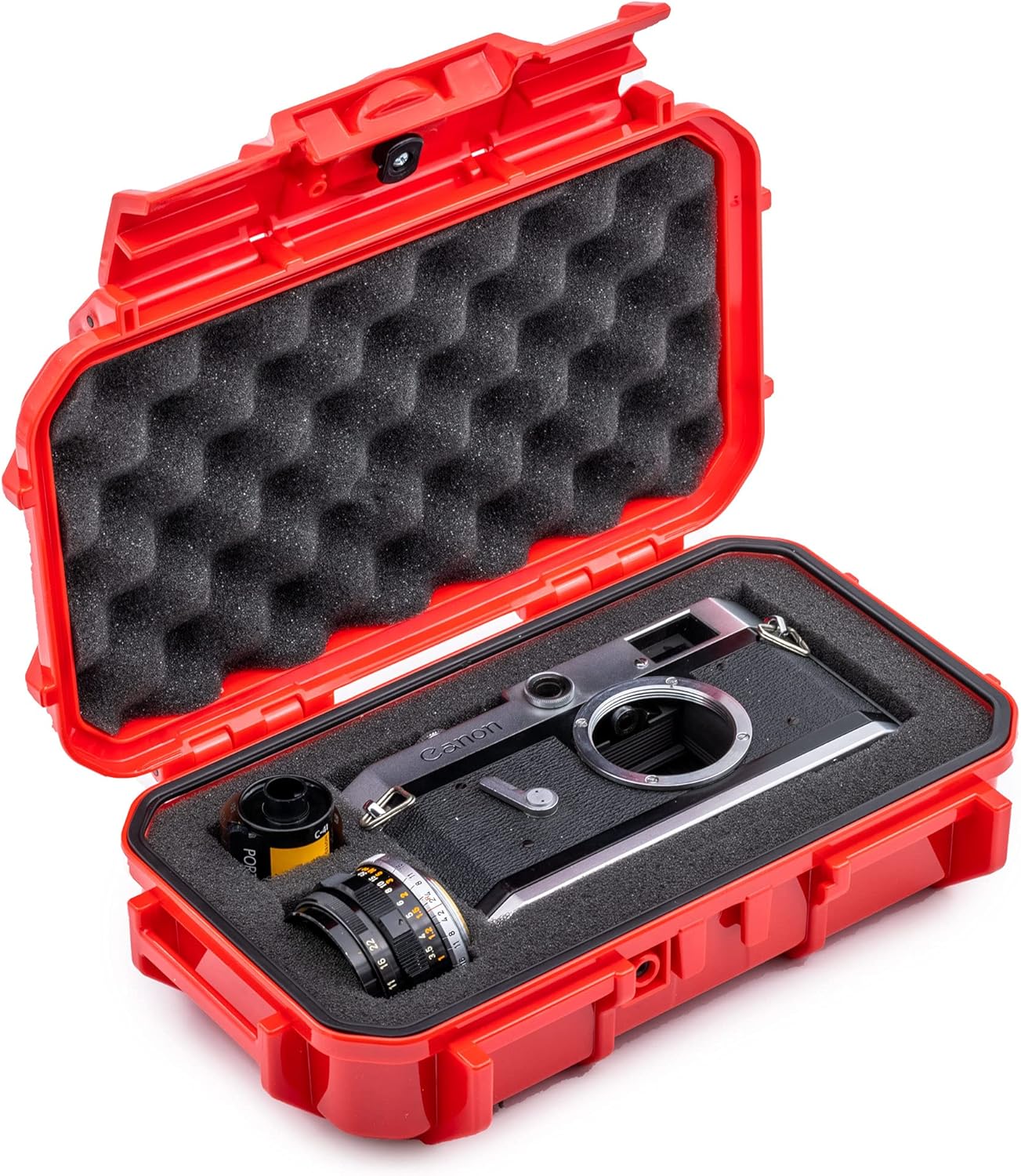 Evergreen 56 Waterproof Dry Box Protective Case with Pick & Pluck Foam - Travel Safe/Mil Spec/USA Made - for Cameras, Phones, Camping, Fishing, Hiking, Water Sports, Knives, Survival (Clear)