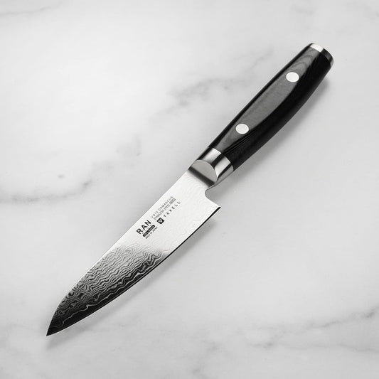 Ran Plus 4.75" Petty Knife - Made in Japan - 67 Layers VG10 Damascus
