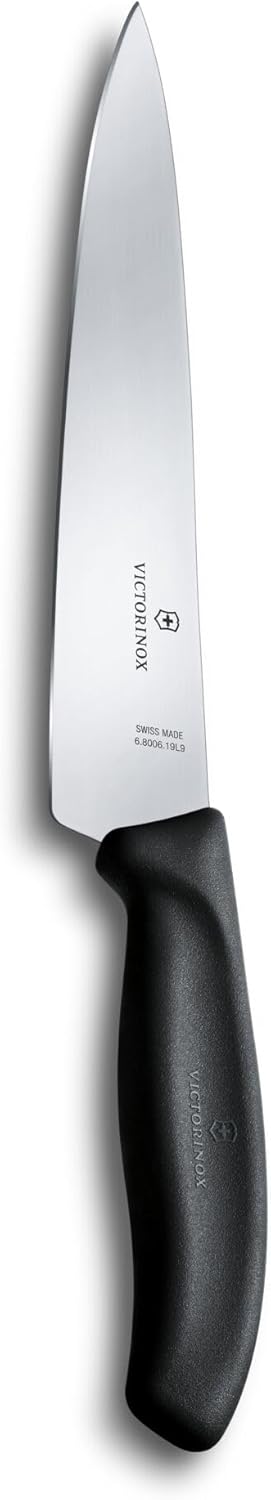 Swiss Classic 8 Inch Carving Knife, Black