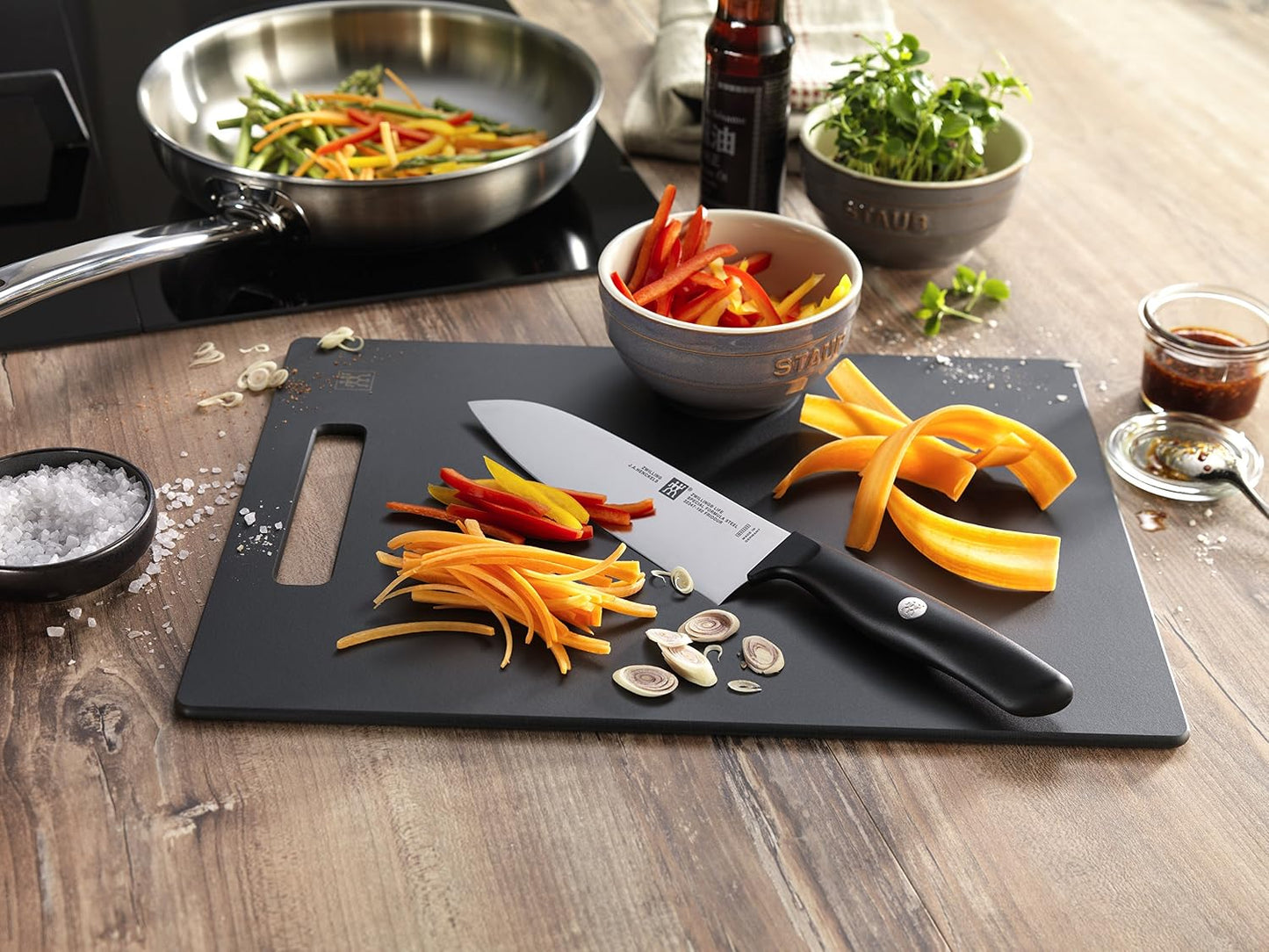 Life 6inch Meat Cleaver - Razor-Sharp Chopping Knife for Kitchen with Special Stainless Steel Blade and Plastic Handle, German Made 38585-151-0