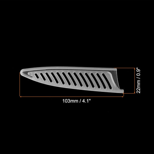 PP Safety Knife Cover Sleeves for 4" Ceramic Knife, 5 Pack Knives Edge Guard Blade Protector Universal Knife Sheath for Kitchen, White