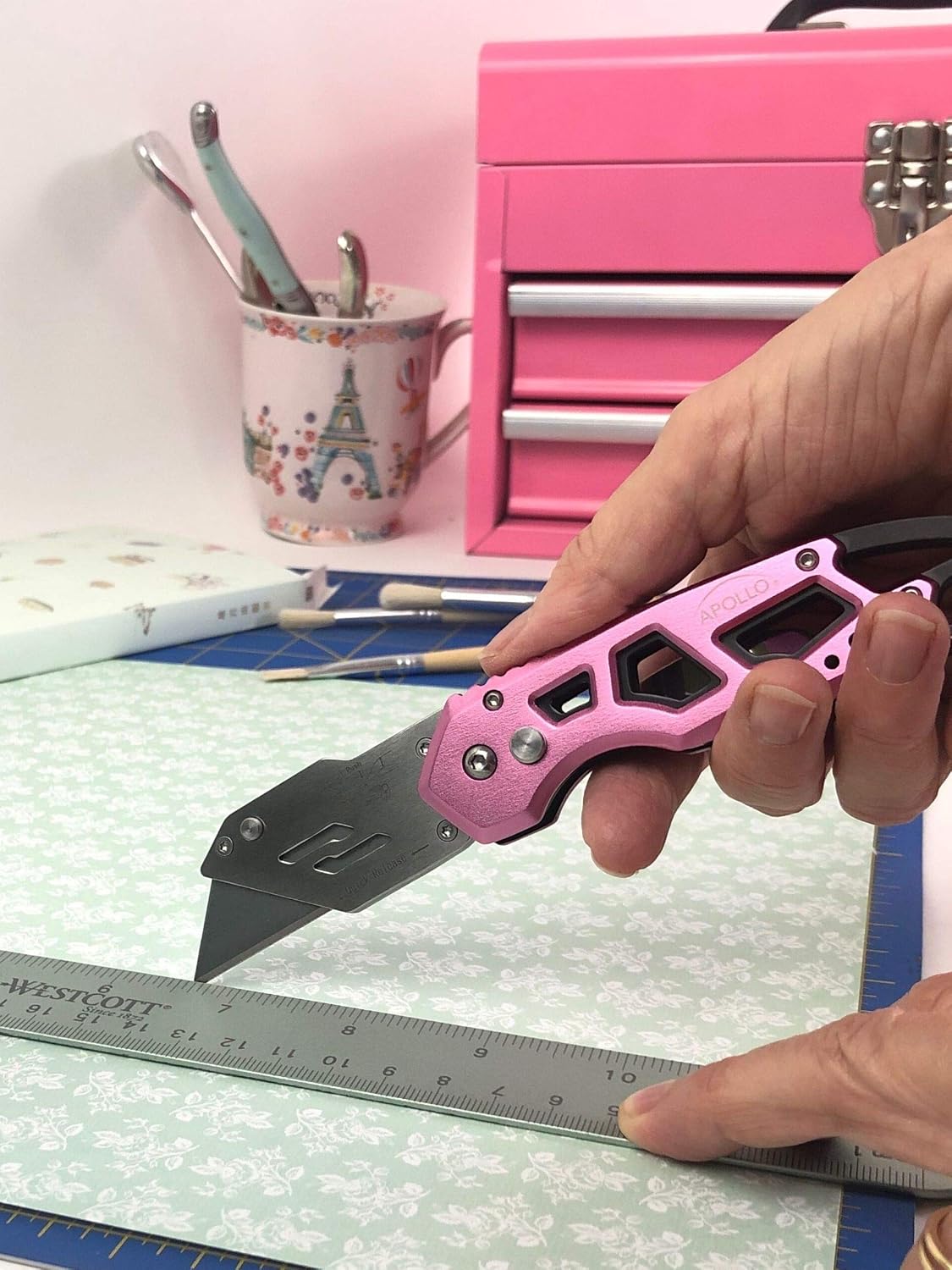 Foldable Utility Knife, Black DT5017