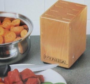 Steak Knife Block - Solid Wood - Holds 8 Knives