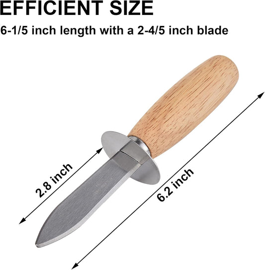 10Pcs Oyster Shucking Knife Bulk, Shucker and Opener Tool