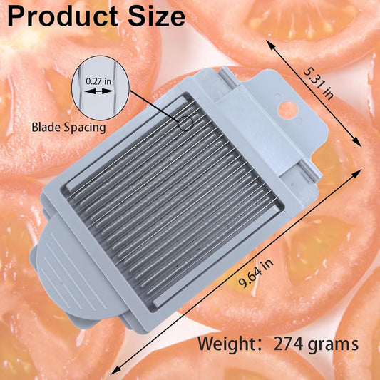 Tomato Slicer, Stainless Steel Tomato Cutter Dedicated Tomato Slicing tool Portable Carry & Easy Working for Hamburger Salad Tomato Slices