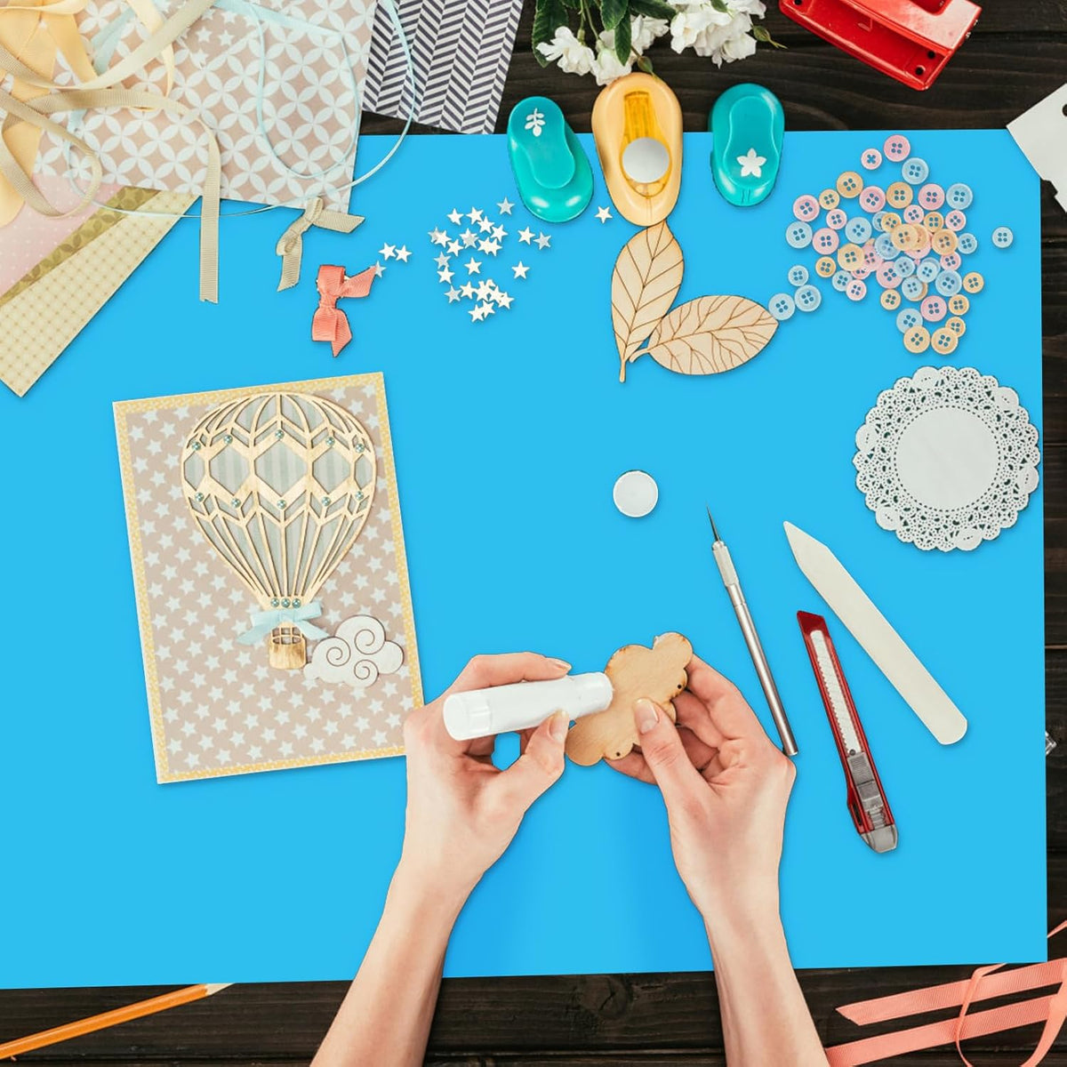 3 Pack Silicone Mats for Crafts, Premium Playdough Mat,A3 Size Silicone Sheet, Liquid, Resin Jewelry Casting Molds Mat,15.7 "x11.8" Nonstick & Nonslip Heat-Resistant Table Protector