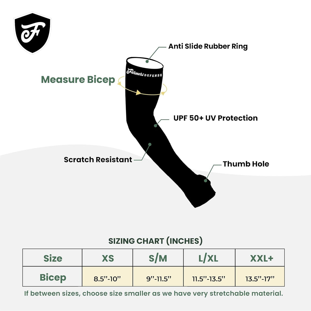 Gardening Arm Sleeves|UV Cooling Protective Sleeve Women & Men|Anti-Scratch Cover Sun UPF Outdoor Protection - Black - S/M