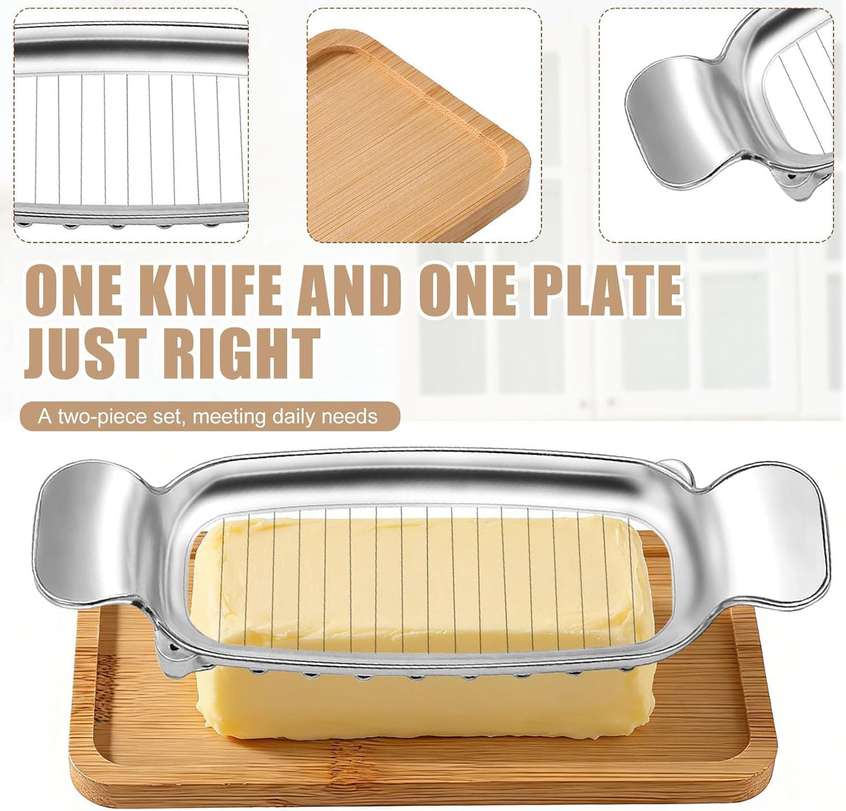 Stainless Steel Cheese Cutter and Butter Slicer