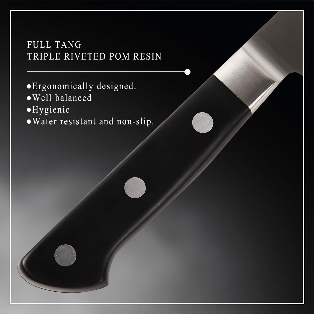Japanese Chef Knife Premium Molybdenum Stainless Steel, Gyuto 9.5-inch (240mm)