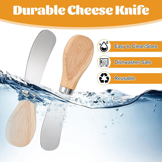 25 Pcs Cheese Spreader Knives, Butter Knife Spreader 4.7 Inch | Stainless Steel Cheese Knife Set for Charcuterie Board Sandwich Cocktail Cake Spreading Knifes