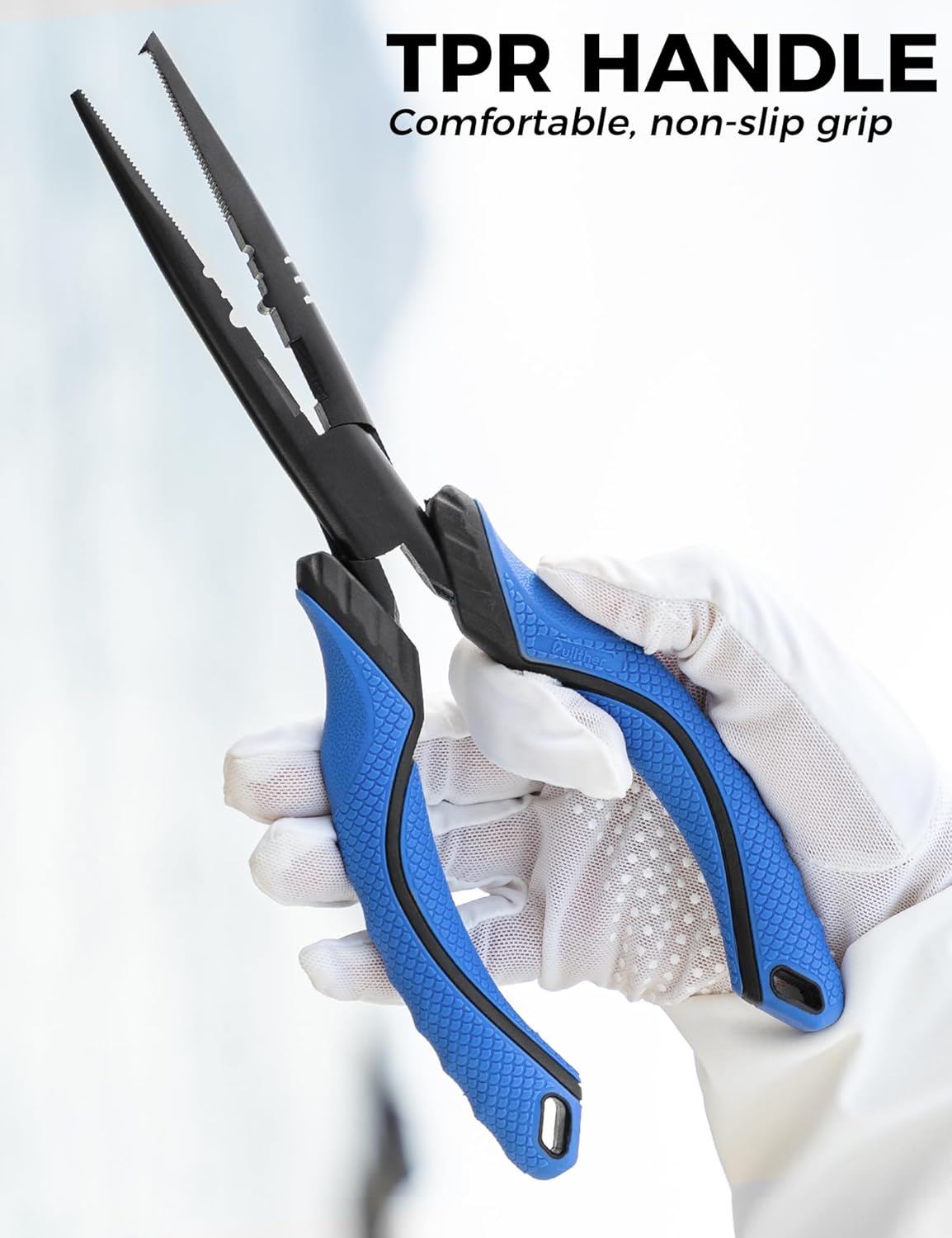 2PC Fishing Tool Kit - 7" Fillet Knife,Fishing Pliers,Multitool Hook Remover Fishing Pliers,Fishing Gear for Saltwater