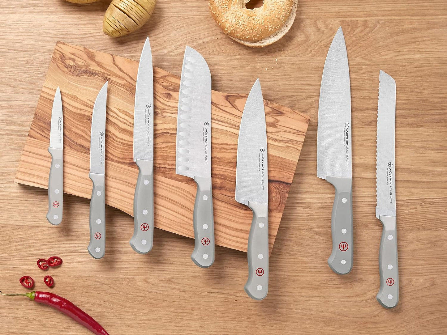 WÜSTHOF Gourmet Grey 3'' Spear Point