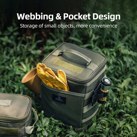 Tactical Camping Storage Bag 9.6L, Black
