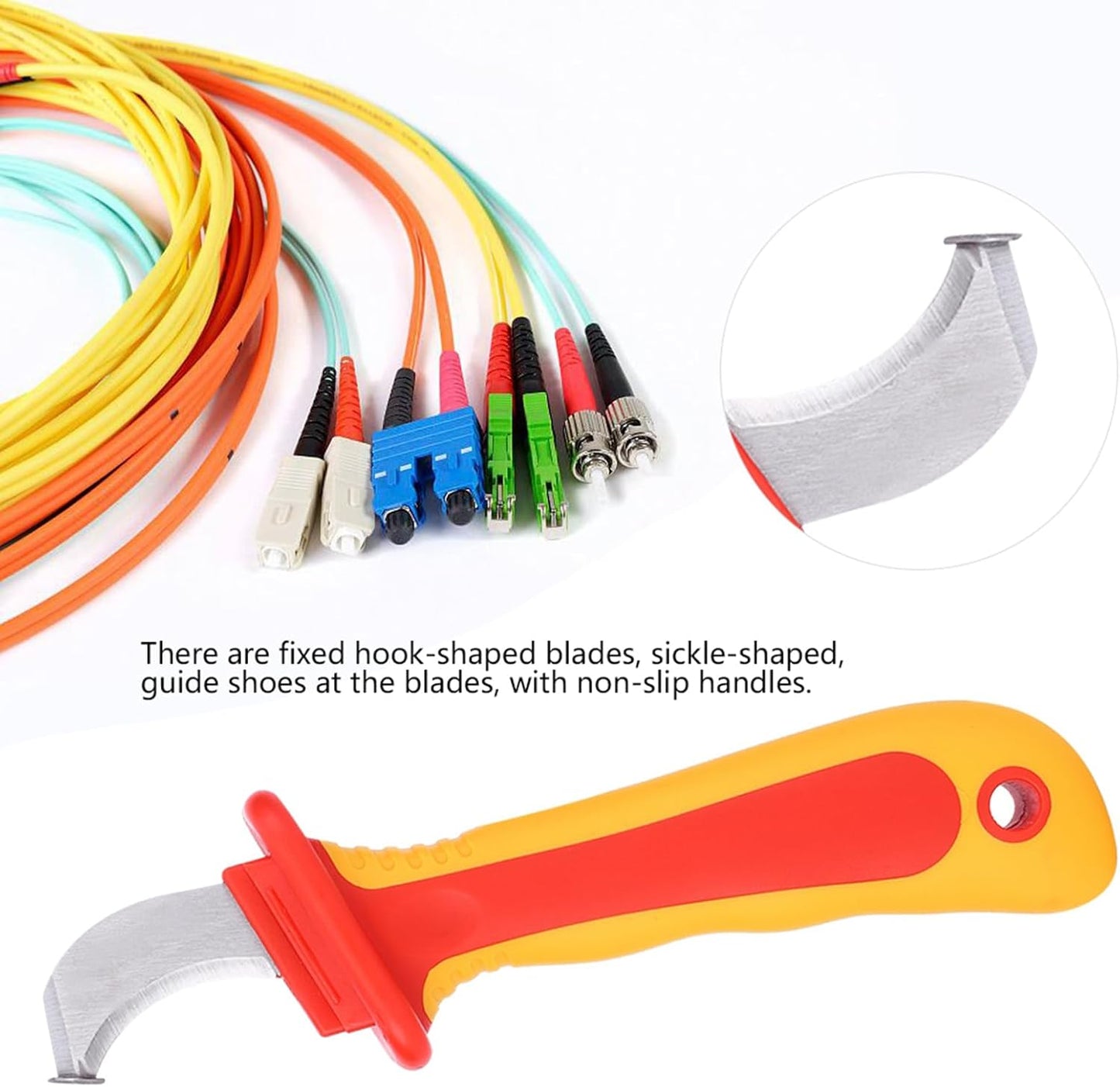 Professional Electric Cable Stripper, Wire Skins Removal Tool, Fast, Lightweight, Anti-Magnetic for Electricians