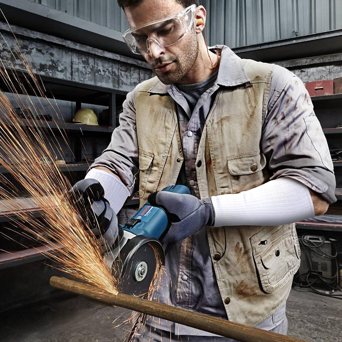 Cut Resistant Sleeves for Arm Protection, Bite-Proof Forearm Protector, Gardening Sleeves for Thin Skin