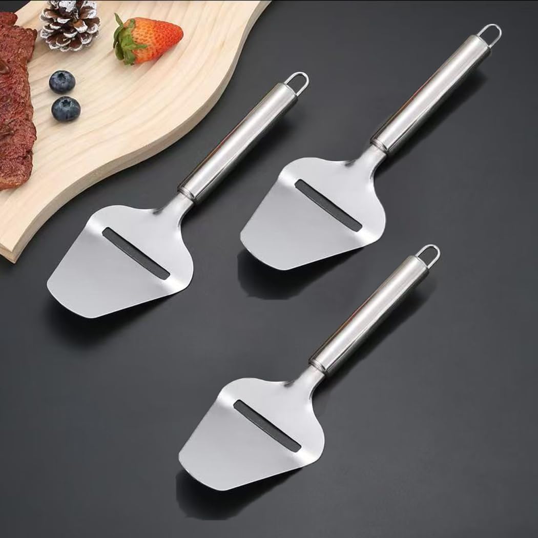 Cheese Slicer - Cheese Cutter for Block Cheese, Cheddar up to Parmesan - Quilted Pattern reduces Resistance - Non-stick and Ergonomic Handheld