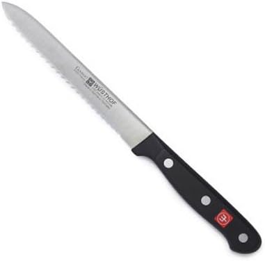 Wusthof 4107-7 Sausage knife, 5", Black