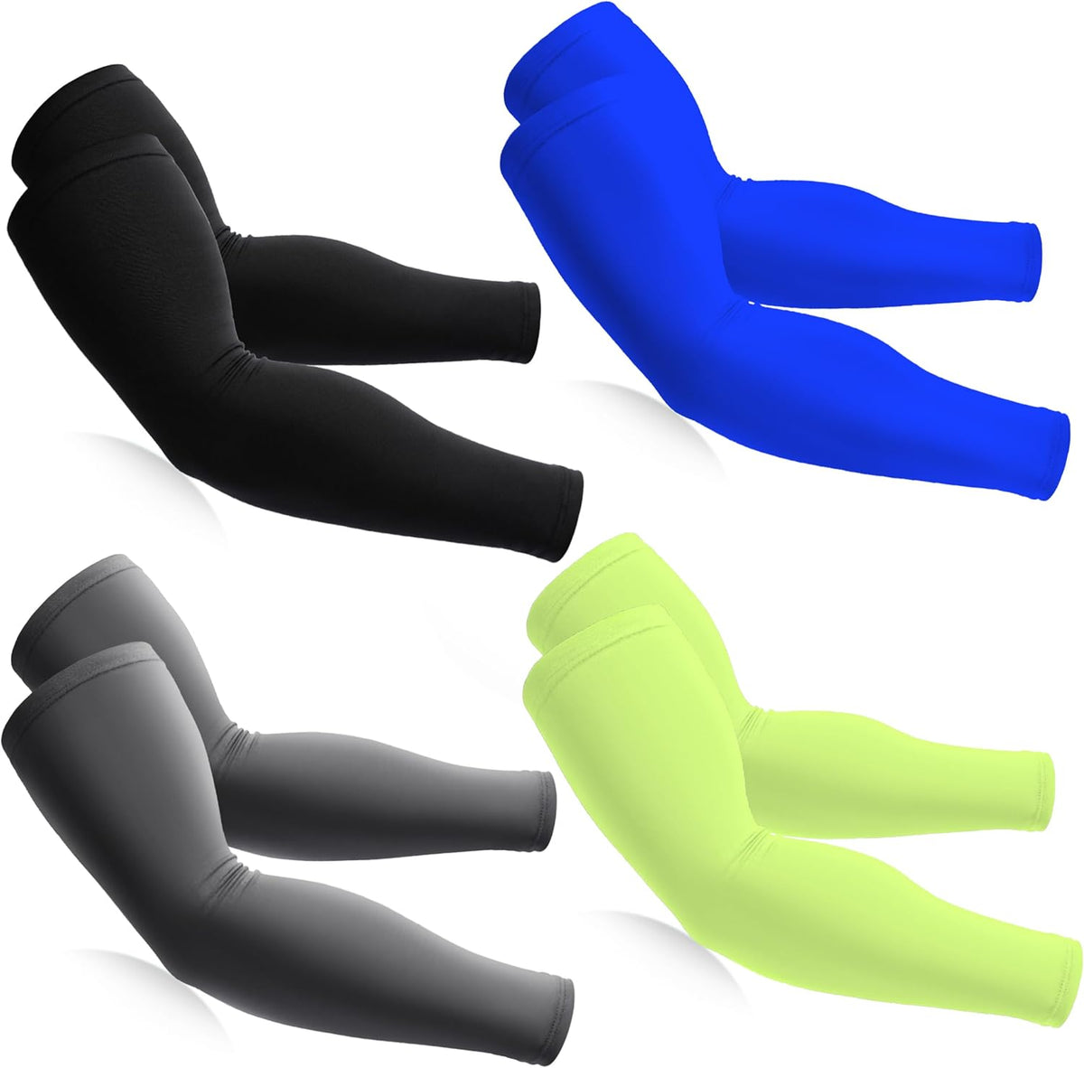 Cooling Compression Arm Sleeves for Men Women,UPF50 UV Sun Protection Sleeves for Work Sport Tattoo Cover Up