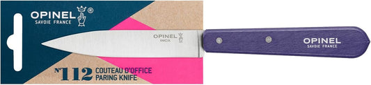 No. 112 Essential Paring Knife, Plain Edge, Hornbeam Wood (Purple)