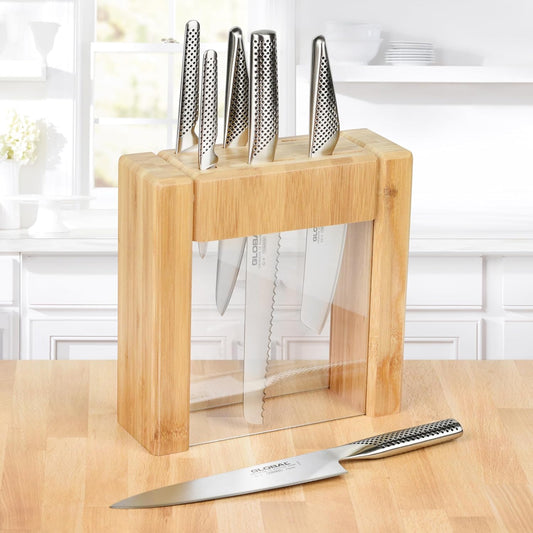 Global 7-piece Ikasu Knife Block Set
