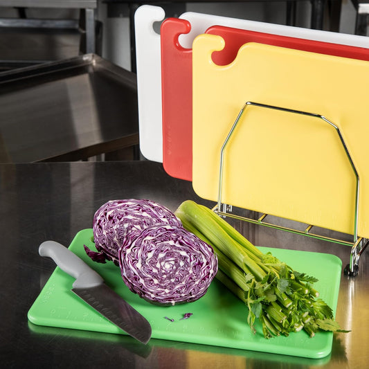 Cutting Board Set,12x18 in,Assorted,PK4 CB1218QS - 1 Each