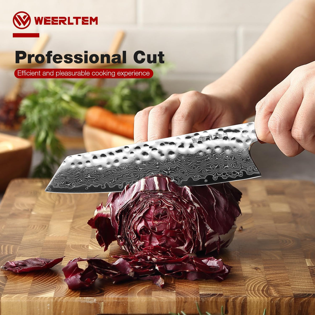 Kiritsuke Chef Knife 8 Inch, Hand-forged 67-Layer VG10 High Carbon Steel Japanese Damascus Chef Knife, Ultra Sharp Hammered Damascus Chef Knife with Octagonal Ebony Handle & Gift Box