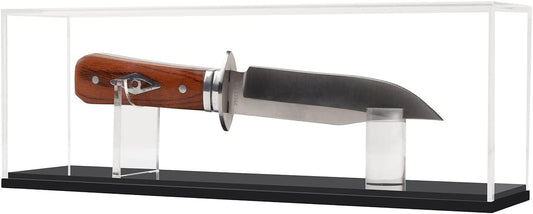Knife Display Case Military Folding Pocket Knife Display Box Stand Holder Cabinet Protection Collection