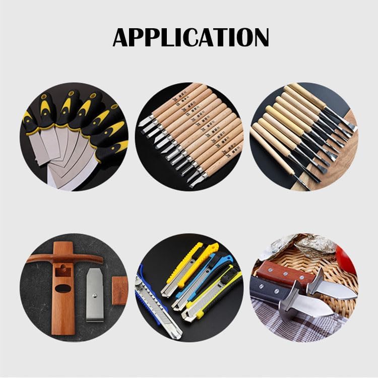 Honing Guide,Sharpening Jig for Chisel (1/8” to 1-7/8”) and Planer Blade (1-3/8” to 3-1/8”), Fixed Angle Knife Sharpener with Clamping Holder,Ideal for Graver and Flat Chisel Woodworking Tool