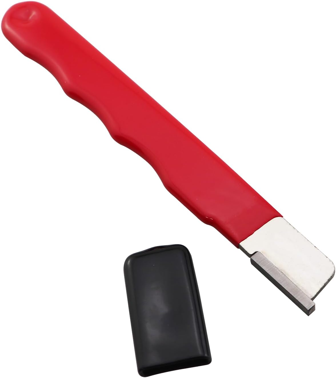 Multifunctional Outdoor Portable Knife Sharpener Garden Tools Red Tungsten Steel Handheld Knife Sharpening and Edge Opening Tool