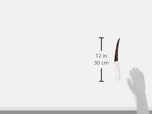 5660715 6" White Fibrox Curved Semi-Stiff Boning Knife
