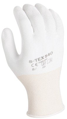 540 Palm Fit Cut Resistant 540 White HPPE Polyurethane Palm Coated Gloves, Large
