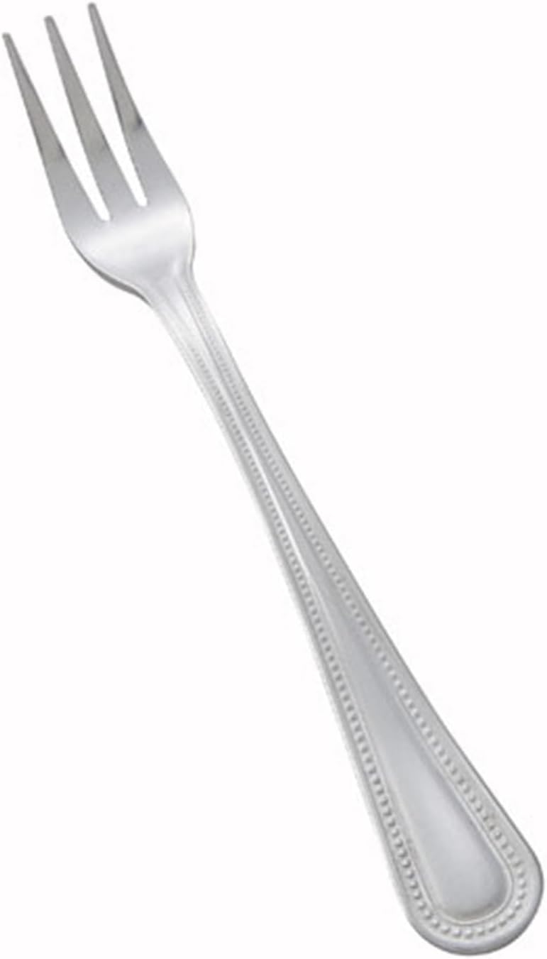 12-Piece Dots Oyster Fork Set, 18-0 Stainless Steel, Silver