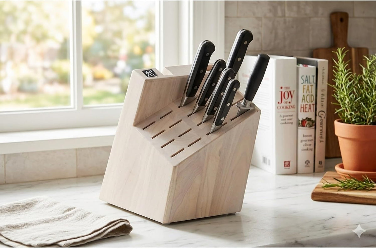 Pro 10-slot Knife Block - White