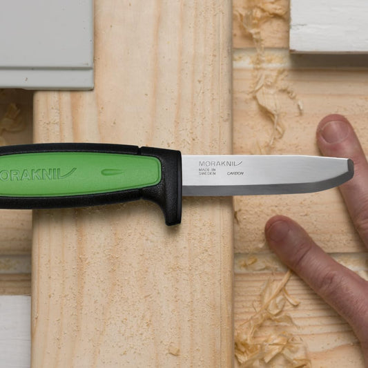 Safe Pro Carbon Steel Fixed Blade Knife with Blunt Tip