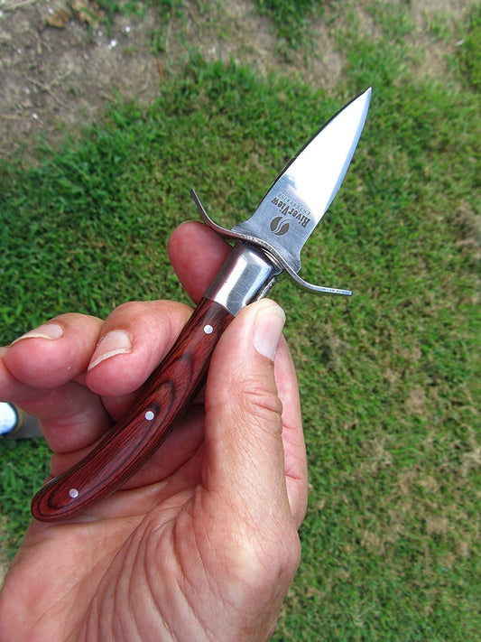 Oyster Shucking Knife Stainless Steel | Clam/Shellfish Opener, Seafood Knife, Guaranteed