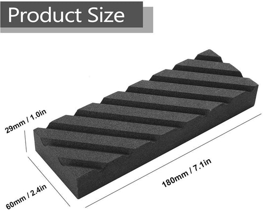 Flattening Stone with Grooves and Grit Grooves for Re Levelling Any Whet stones, Oil Stones, Waterstones (7.1x2.4x1in)