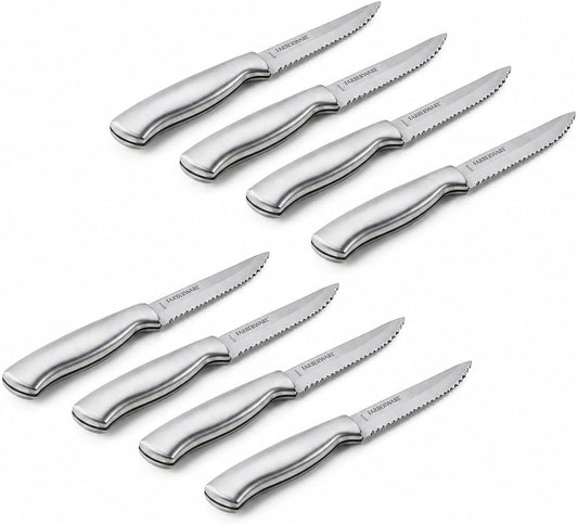Stainless Steel Steak Knife Set, 8-Piece, Stainless Steel