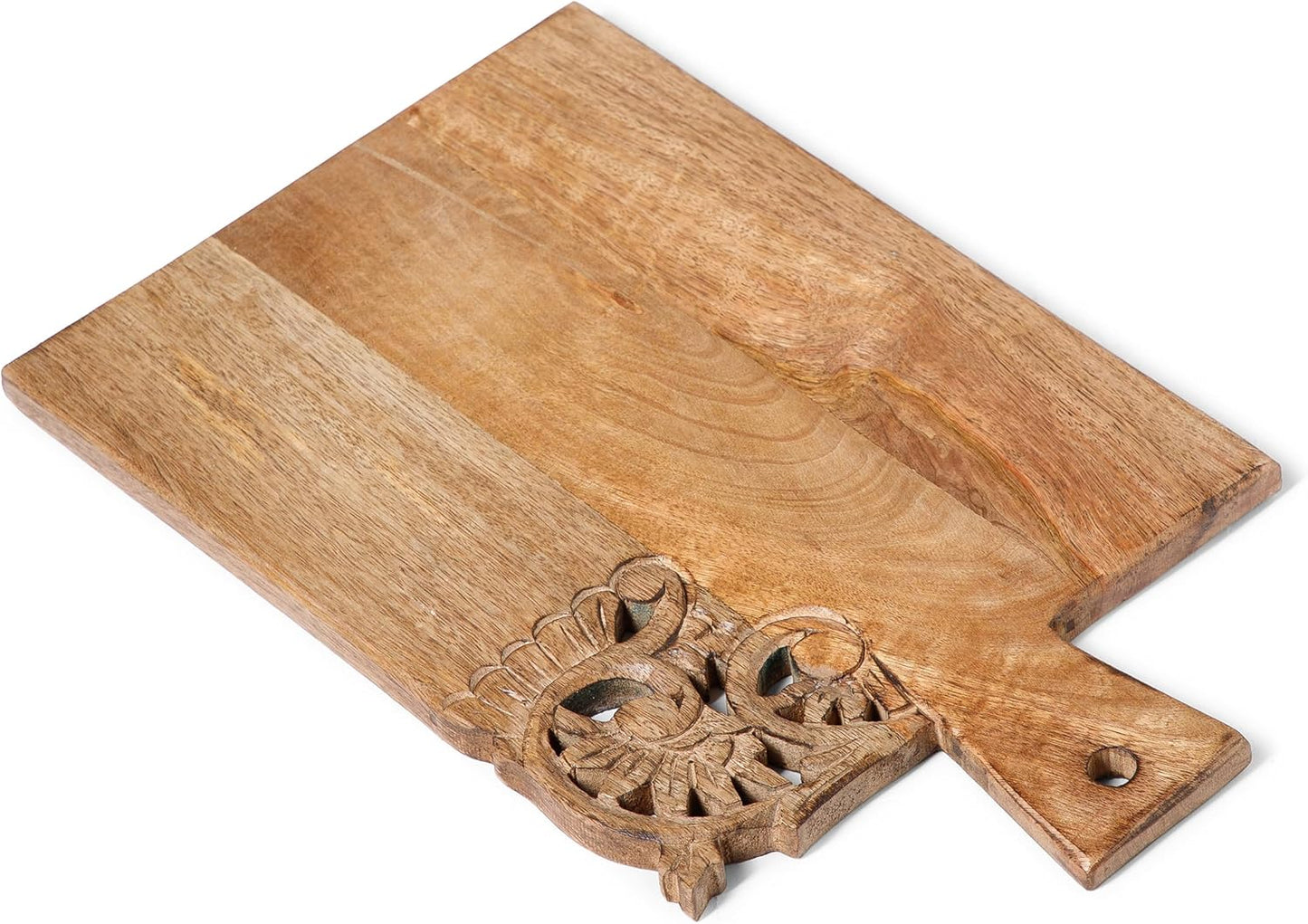 Burnt Wooden Chopping Board - 16 Inch Reversible Charcuterie Tray
