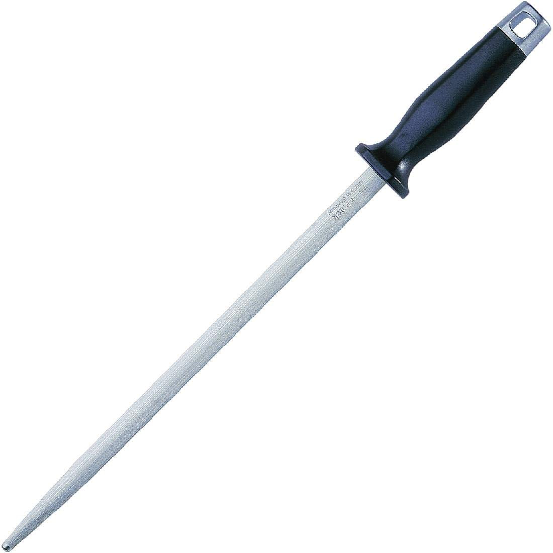 – Cooking Sharpening Steel Oval Standard Corrugation - Knife sharpener with 11.8" length & 65 HRC - Professional knife sharpening rod - Stainless steel - Ergonomic handle - Made in Germany