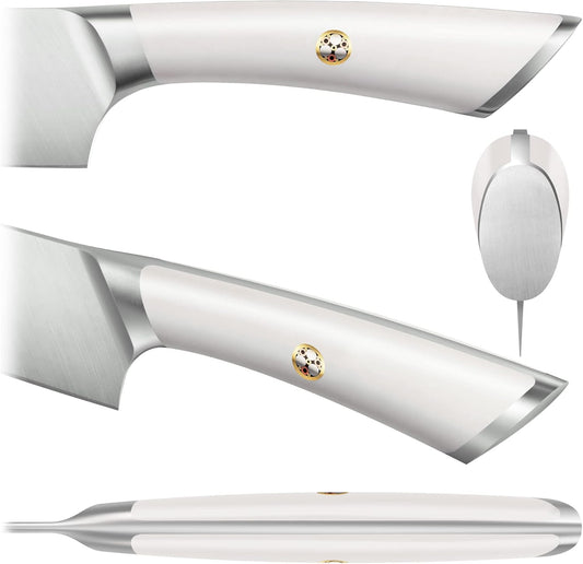 Cangshan ELBERT Series High-Carbon 8-Inch Honing Steel (White)