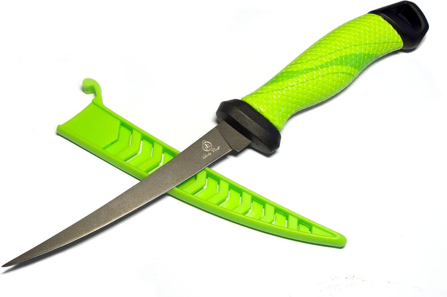 Sharp Curved Fish Fillet Knife 6.5 inch, Flexible Thin and Sturdy Knife with Ergonomic Handle