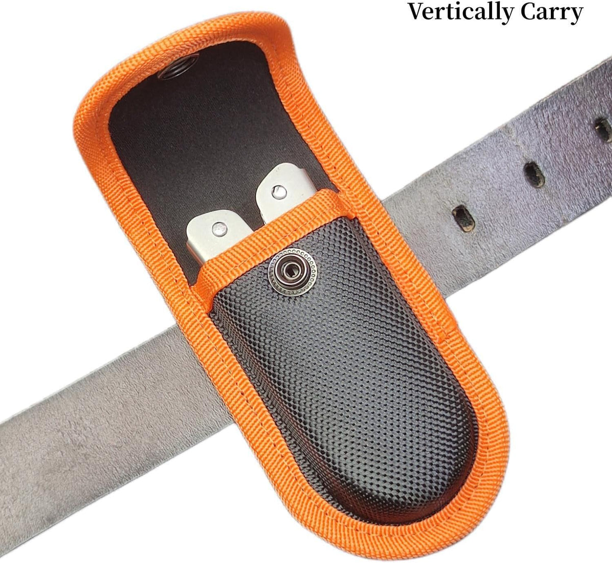 Nylon Sheath for 4''-4.25'' Multitool Knife,Horizontally Carry Knife Pouch Fits 4.25''-4.5'' Wide Folding Pocket Knife,Leatherman Tool Case,EDC Belt Holder (Small Size)