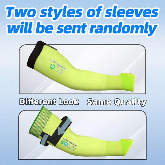 22in AIR-SKIN A6 Cut Resistant Arm Sleeves for Gardening, S901 | Breathable, Non-PFAS, High Risk Cut Protection, UV Protection, for Thin Skin and Bruising, for Work, Farming, Industry